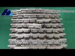 Yüksek Elastisiteli Tel İp titreşim izolatörü JGX-0240 Serisi Enerji Endüstrisi İçin