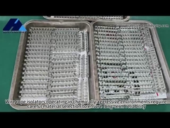 Endüstriyel Uygulamalarda titreşim şok kontrolü için kompakt JGX-0160 Tel ip izolatörü