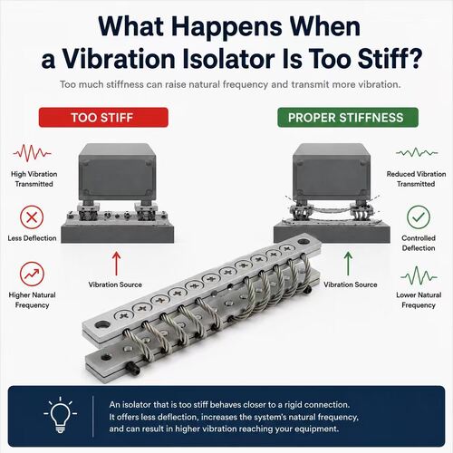 En son şirket Blog yazısı Titre : Que se passe-t-il lorsqu'un isolateur de vibrations est trop rigide ?