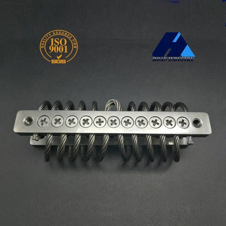 10 Loops Kablo Halat İzolatörü 304 Paslanmaz Çelik Makine Aksesuarları titreşim Şok emici
