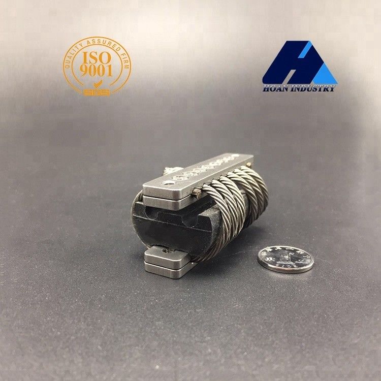 Çelik spiral tel ip izolatörleri Kablo makinesi kompresör transformatör Demiryolu motoru jeneratör