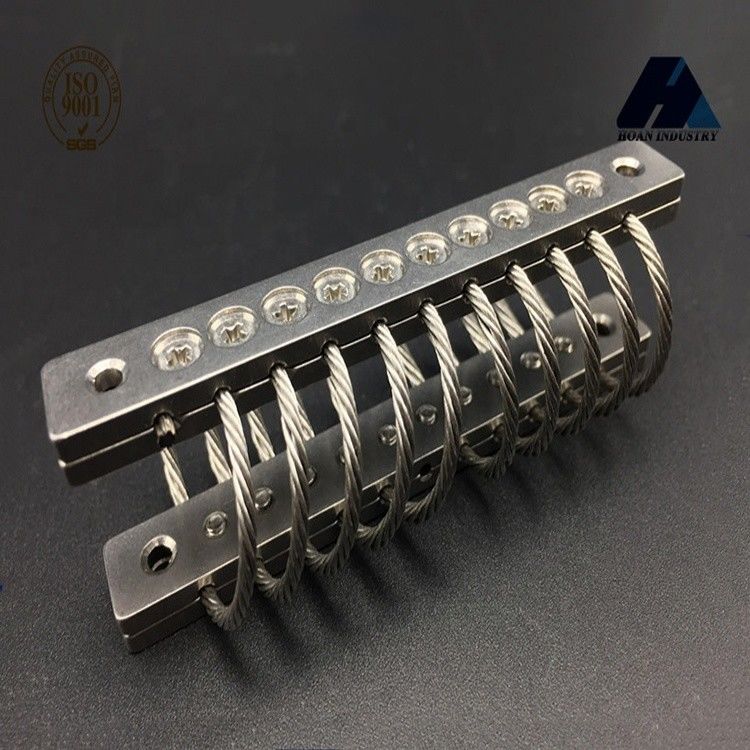 Helical Wire Rope Isolators Altı Bobin Sekiz Bobin Gömülü Elektronik UAV Kamera Akustik