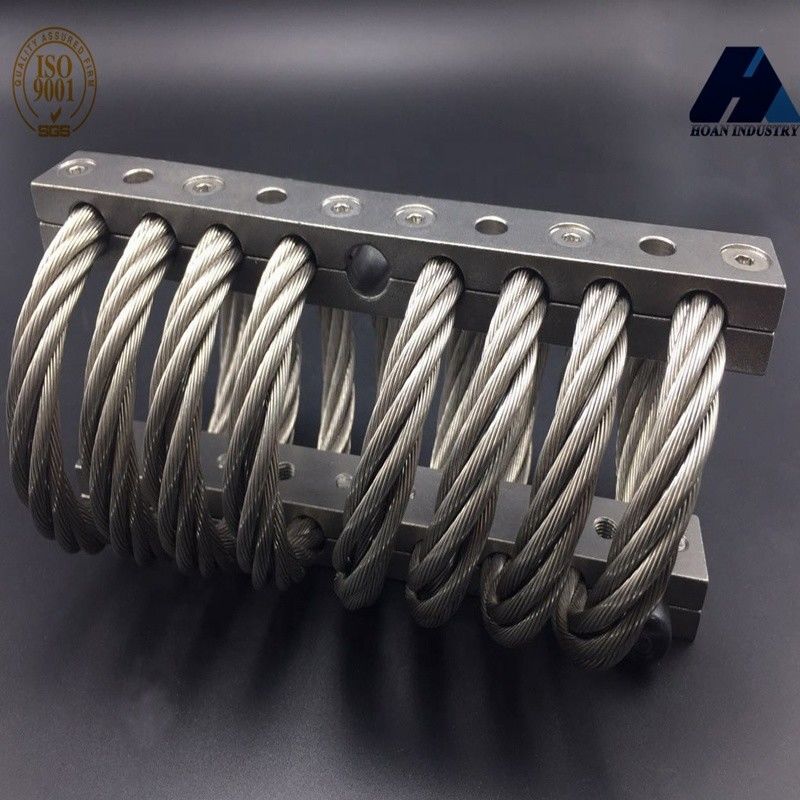 Ağır Güçlü Tel İp titreşim izolatörleri Transformör Demiryolu Motoru Stand Generating Set Motor