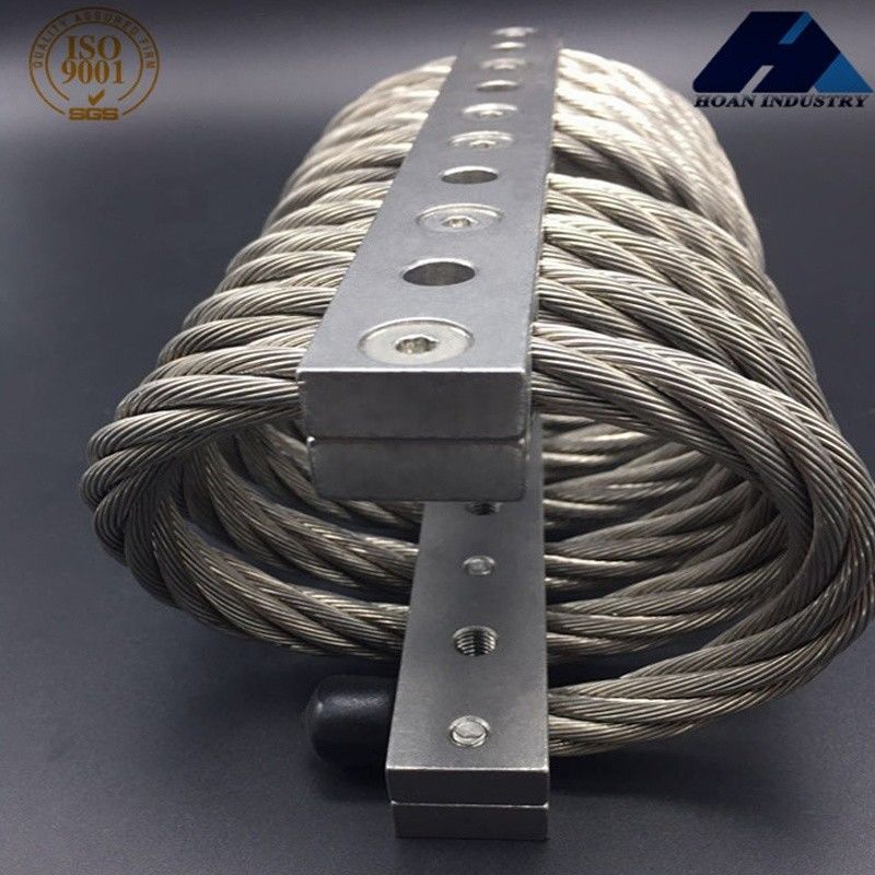 Ağır Güçlü Tel İp titreşim izolatörleri Transformör Demiryolu Motoru Stand Generating Set Motor