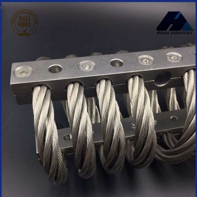 Ağır Güçlü Tel İp titreşim izolatörleri Transformör Demiryolu Motoru Stand Generating Set Motor