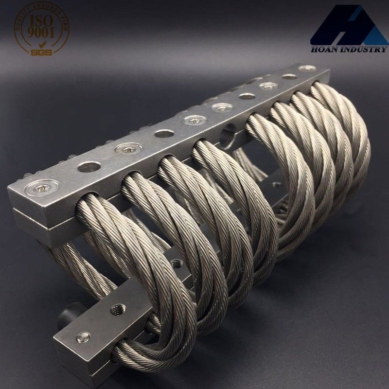 Ağır Güçlü Tel İp titreşim izolatörleri Transformör Demiryolu Motoru Stand Generating Set Motor