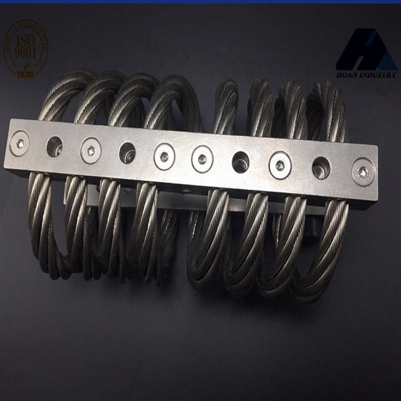 Ağır Güçlü Tel İp titreşim izolatörleri Transformör Demiryolu Motoru Stand Generating Set Motor