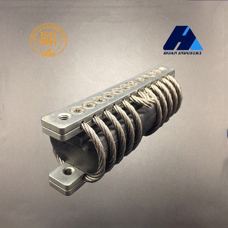 Elektrik Kabineti GX-N Serisi Kauçuk Pad 100G titreşim şok koruma sistemleri için Tel ip damper