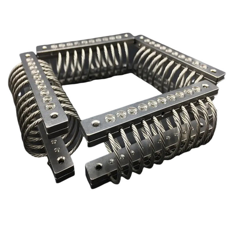 0.5KG UAV Kamera Drone Embedded Electronics Cabinet Vibration Shock Control JGX-0160D-2.2A Paslanmaz Çelik Tel İzolatörü