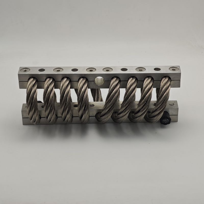 JGX-0956D-80A Keskin Enstrümanlar için Tel İp titreşim izolatörü 6 Loop 9.5mm Diametresi Maksimum Statik Yük 80kg