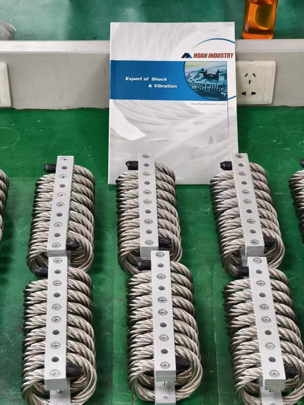 JGX-0480D-12A Dayanıklı Tel Halatlı Titreşim İzolatörü, Aşırı Sıcaklıklarda Sismik Takviye ve Şok Emilimi İçin