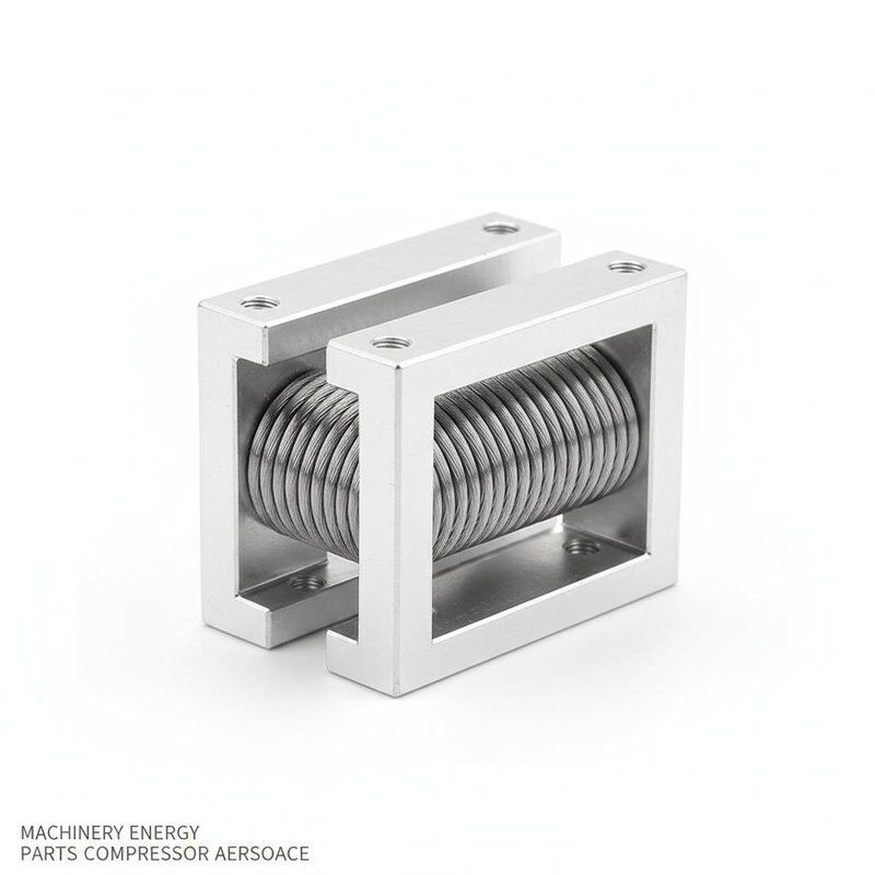 Alüminyum ve paslanmaz çelik tel ip yalıtıcısı 515kg maksimum statik yük ve titreşim kontrolü için 8 halka tasarımı